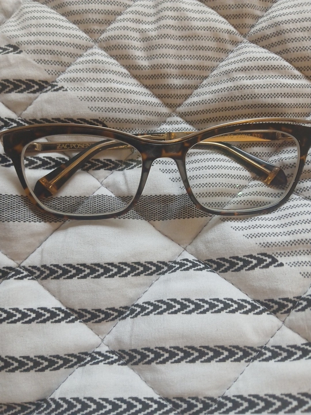 Zac Posen Tortoiseshell Prescription Glasses